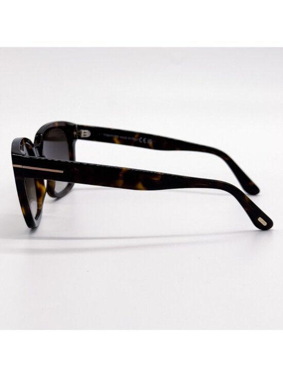 NEW TOM FORD HAYLAY SUNGLASSES TF1216 52B SQUARE HAVANA WOMEN EYEWEAR FT1216 main image 6